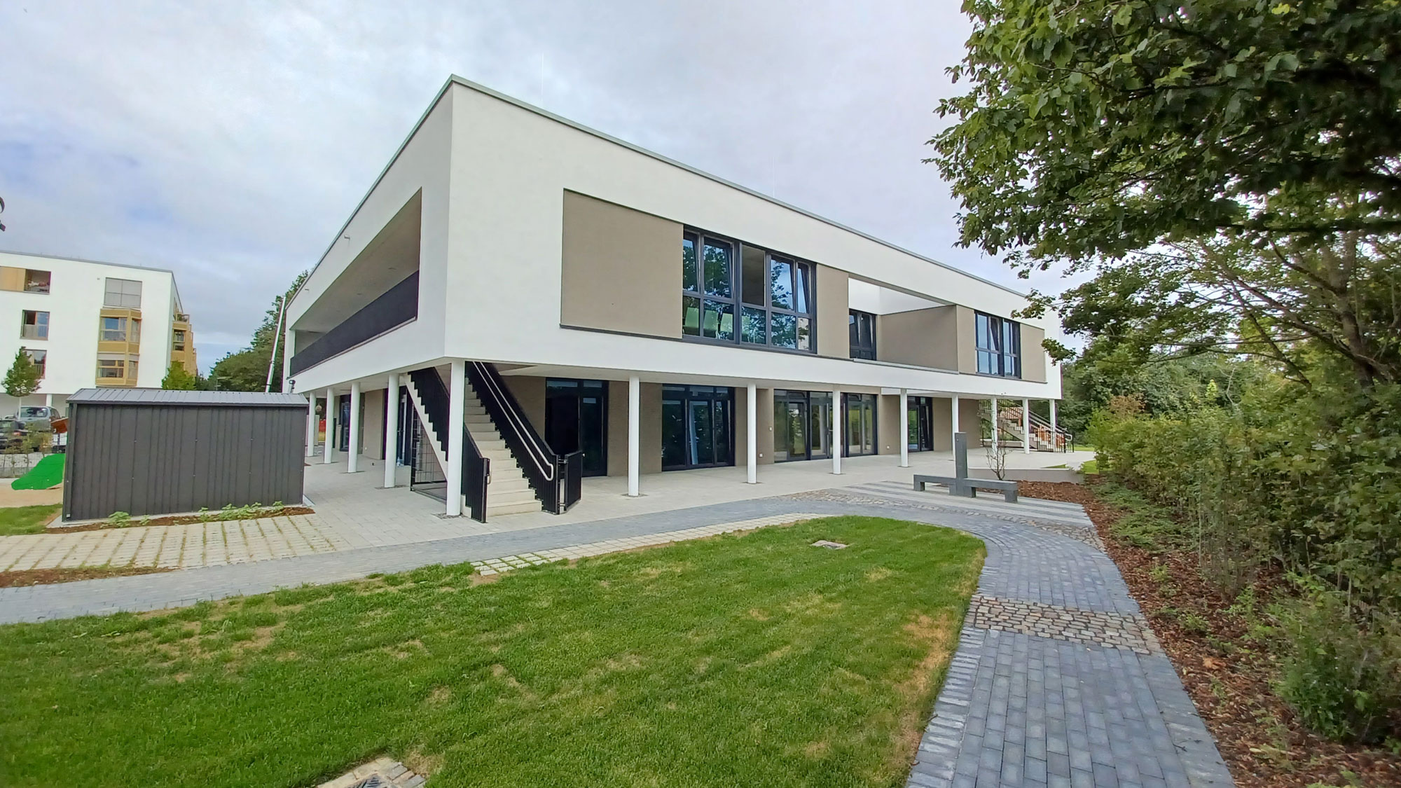 Neubau einer 5-gruppigen Kita in Norf Neubau einer 5-gruppigen Kita in Norf